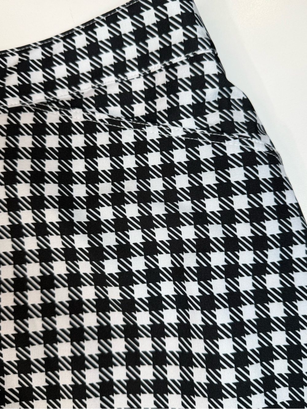 GGblue Gingham Golf/Tennis Skort Size 6 NWT Black White Athletic Skirt - Picture 10 of 12